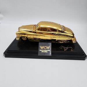 1998 WCW Goldberg 1/24 Nitro-Streetrod 24K Gold Racing Champions Limited Edition